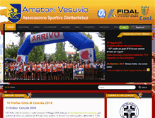 Tablet Screenshot of amatorivesuvio.org